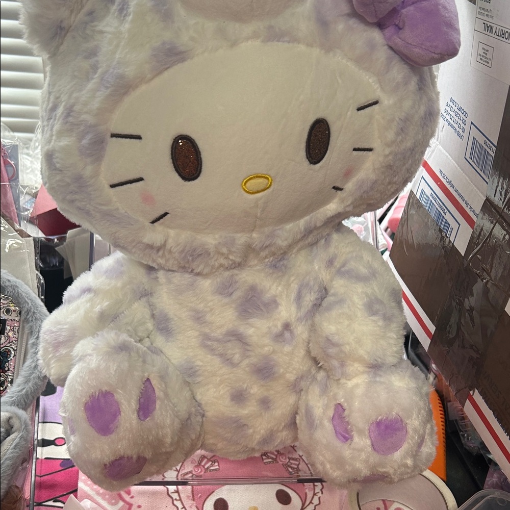 Lavender Plush Kitty Stuffed Animal - Kids Toy
